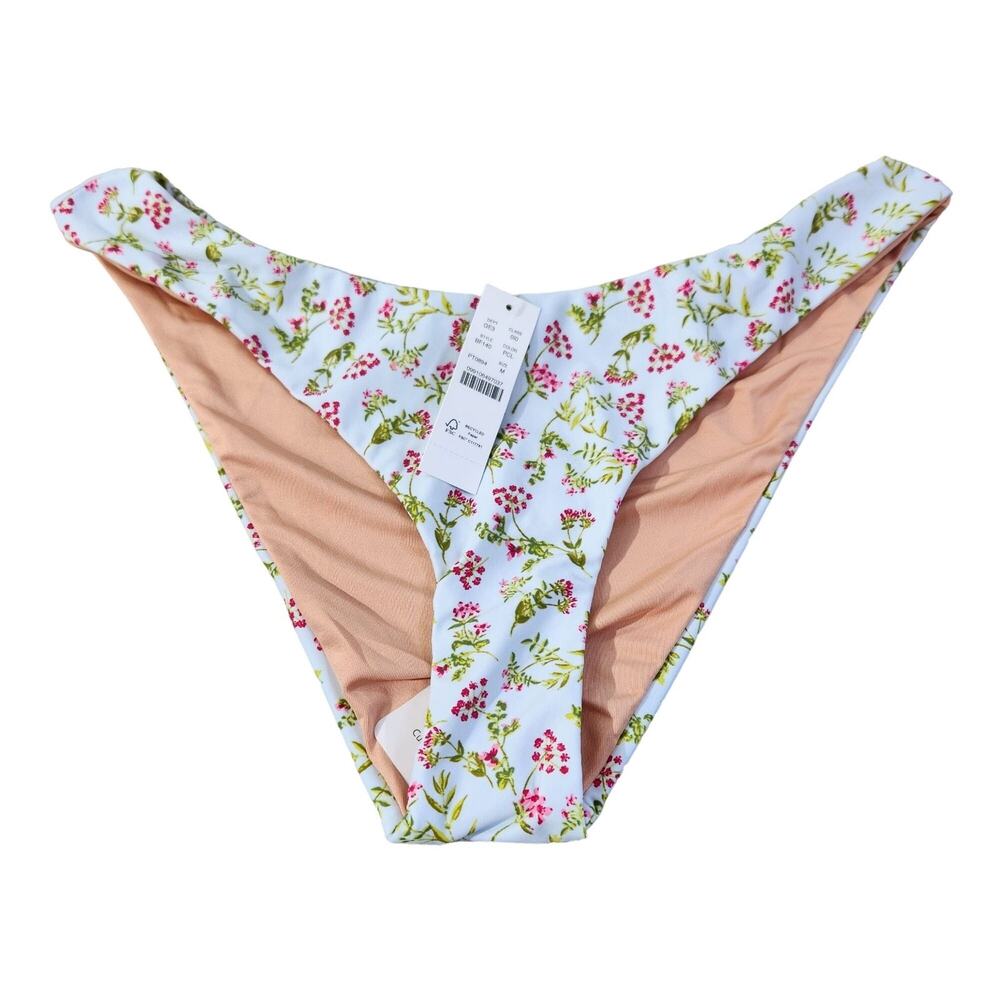 J. Crew Bikini Cloud Meadow Floral Bottom New With Tags Womens Size L